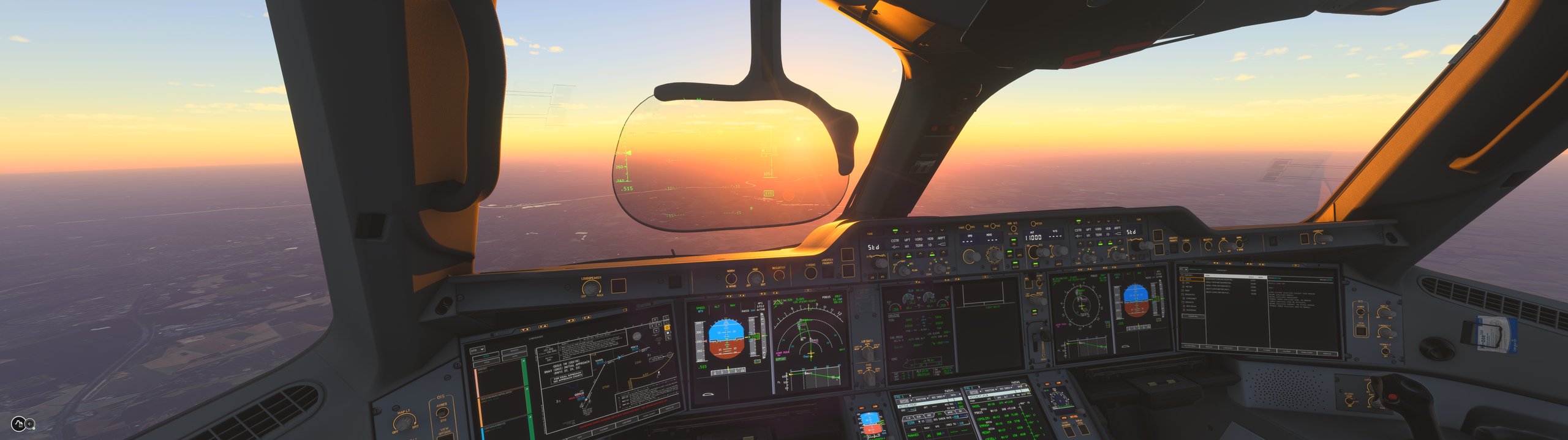 Cockpit A350